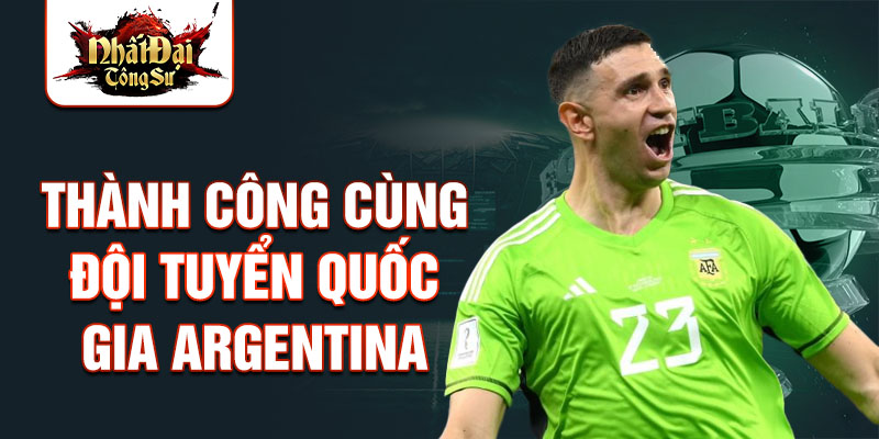 Thành công cùng đội tuyển quốc gia Argentina