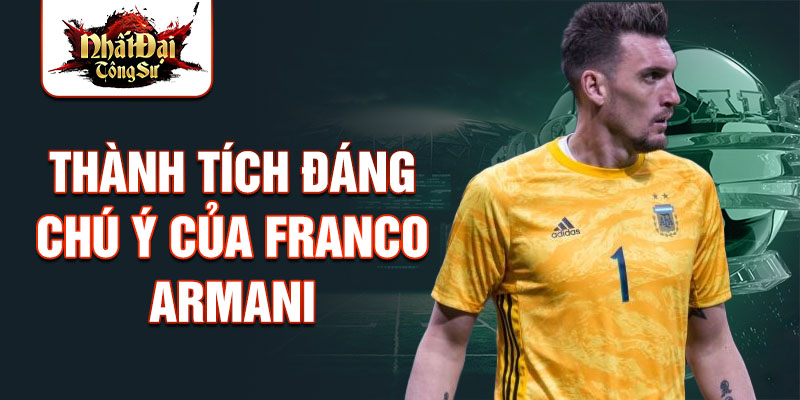 Thành tích đáng chú ý của Franco Armani